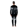 Diamond Black Print Men's Pajamas-grizzshop