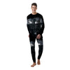 Diamond Black Print Men's Pajamas-grizzshop