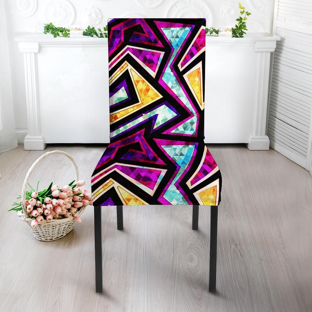 Diamond Geometric Chair Cover-grizzshop