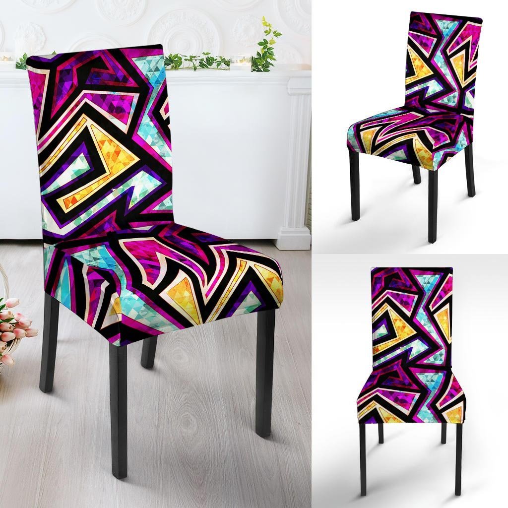 Diamond Geometric Chair Cover-grizzshop