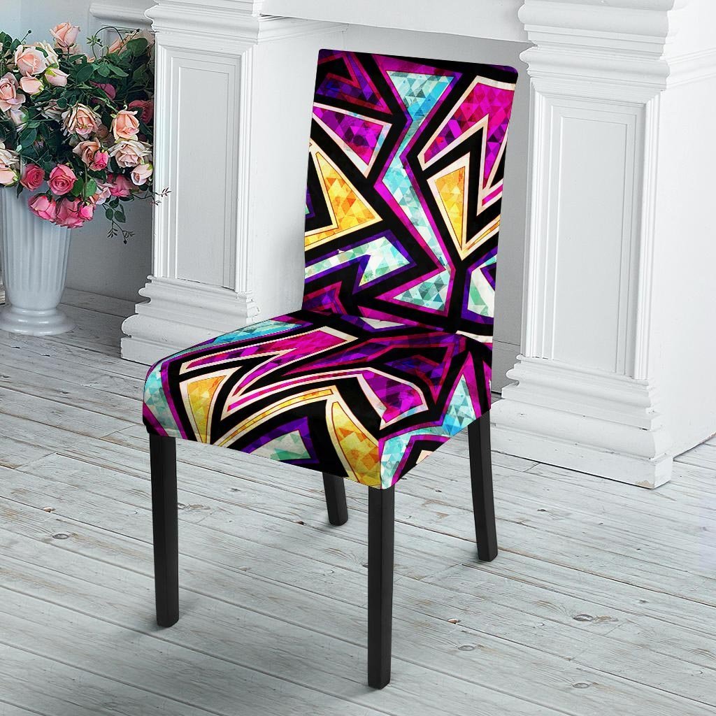 Diamond Geometric Chair Cover-grizzshop