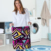 Diamond Geometric Laundry Basket-grizzshop