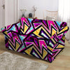 Diamond Geometric Loveseat Cover-grizzshop