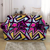 Diamond Geometric Loveseat Cover-grizzshop