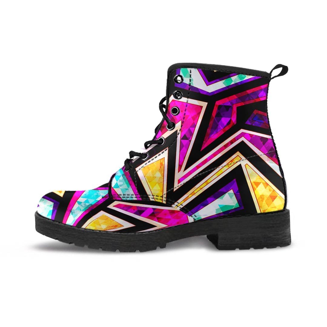 Diamond Geometric Men's Boots-grizzshop