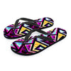 Diamond Geometric Men's Flip Flops-grizzshop