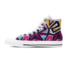 Diamond Geometric Men's High Top Shoes-grizzshop