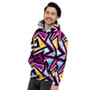 Diamond Geometric Men's Hoodie-grizzshop