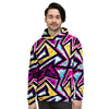 Diamond Geometric Men's Hoodie-grizzshop