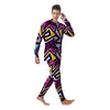 Diamond Geometric Men's Pajamas-grizzshop