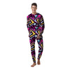 Diamond Geometric Men's Pajamas-grizzshop