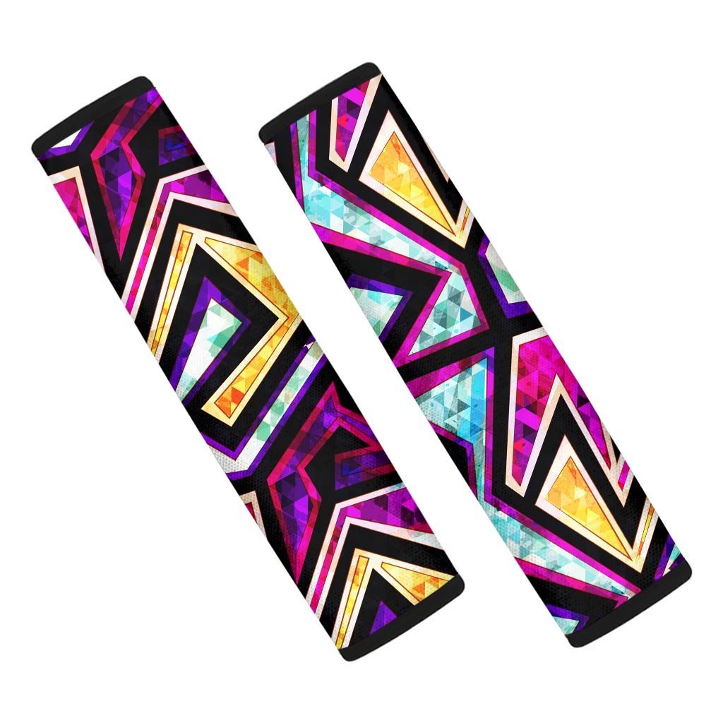 Diamond Geometric Seat Belt Cover-grizzshop