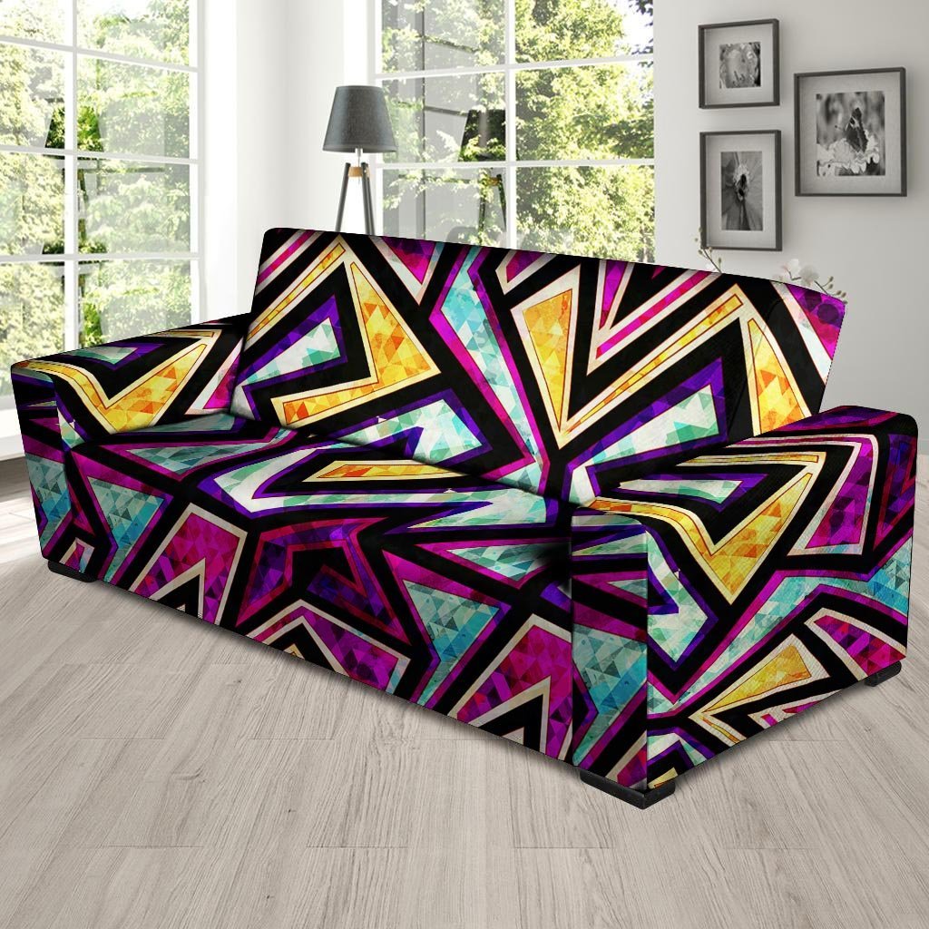 Diamond Geometric Sofa Cover-grizzshop