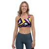 Diamond Geometric Sports Bra-grizzshop