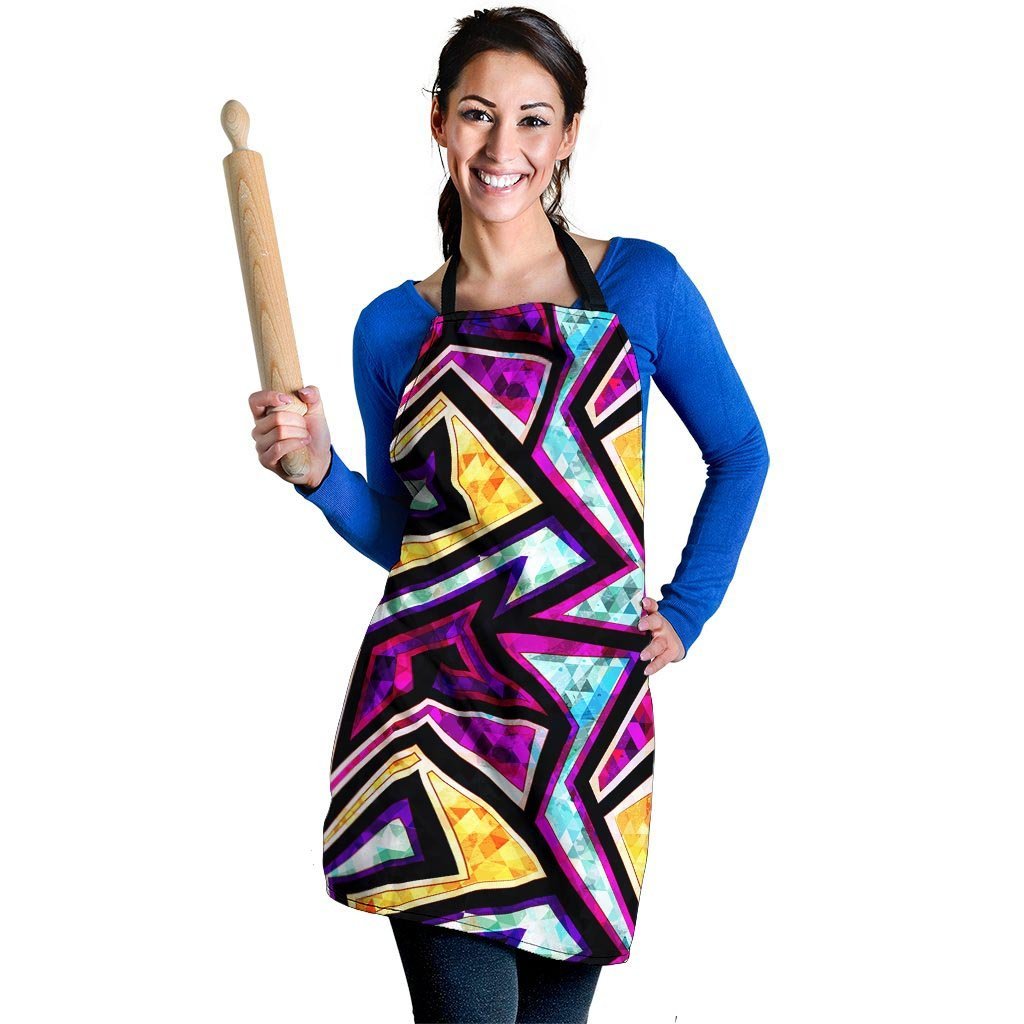 Diamond Geometric Women's Apron-grizzshop