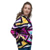 Diamond Geometric Women's Hoodie-grizzshop