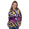 Diamond Geometric Women's Hoodie-grizzshop