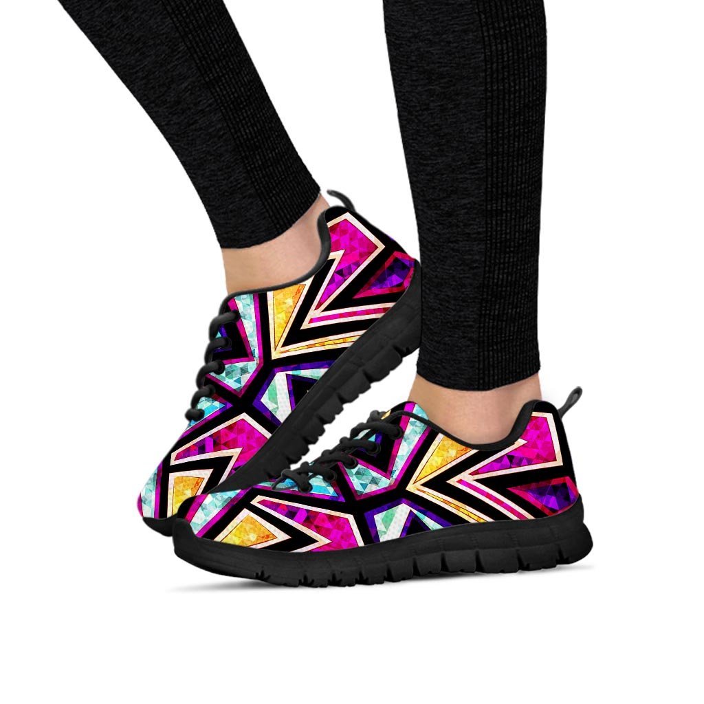 Diamond Geometric Women's Sneakers-grizzshop