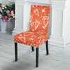 Diamond Orange Print Pattern Chair Cover-grizzshop