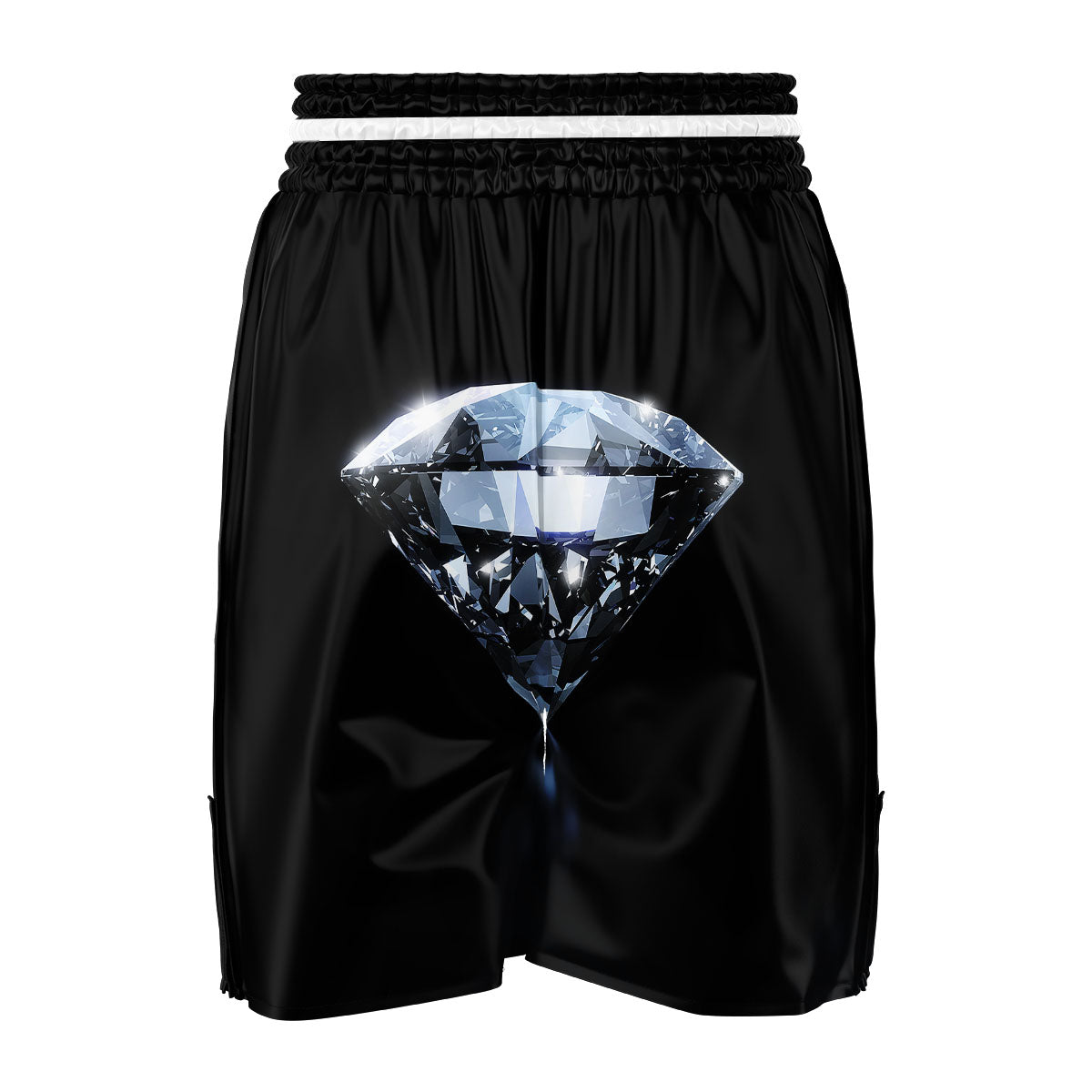 Diamond Print Boxing Shorts-grizzshop