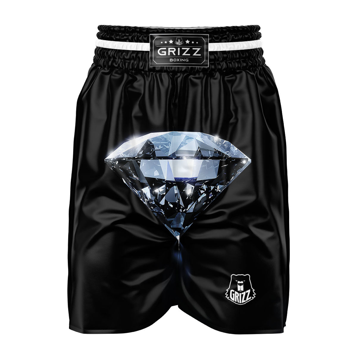Diamond Print Boxing Shorts-grizzshop