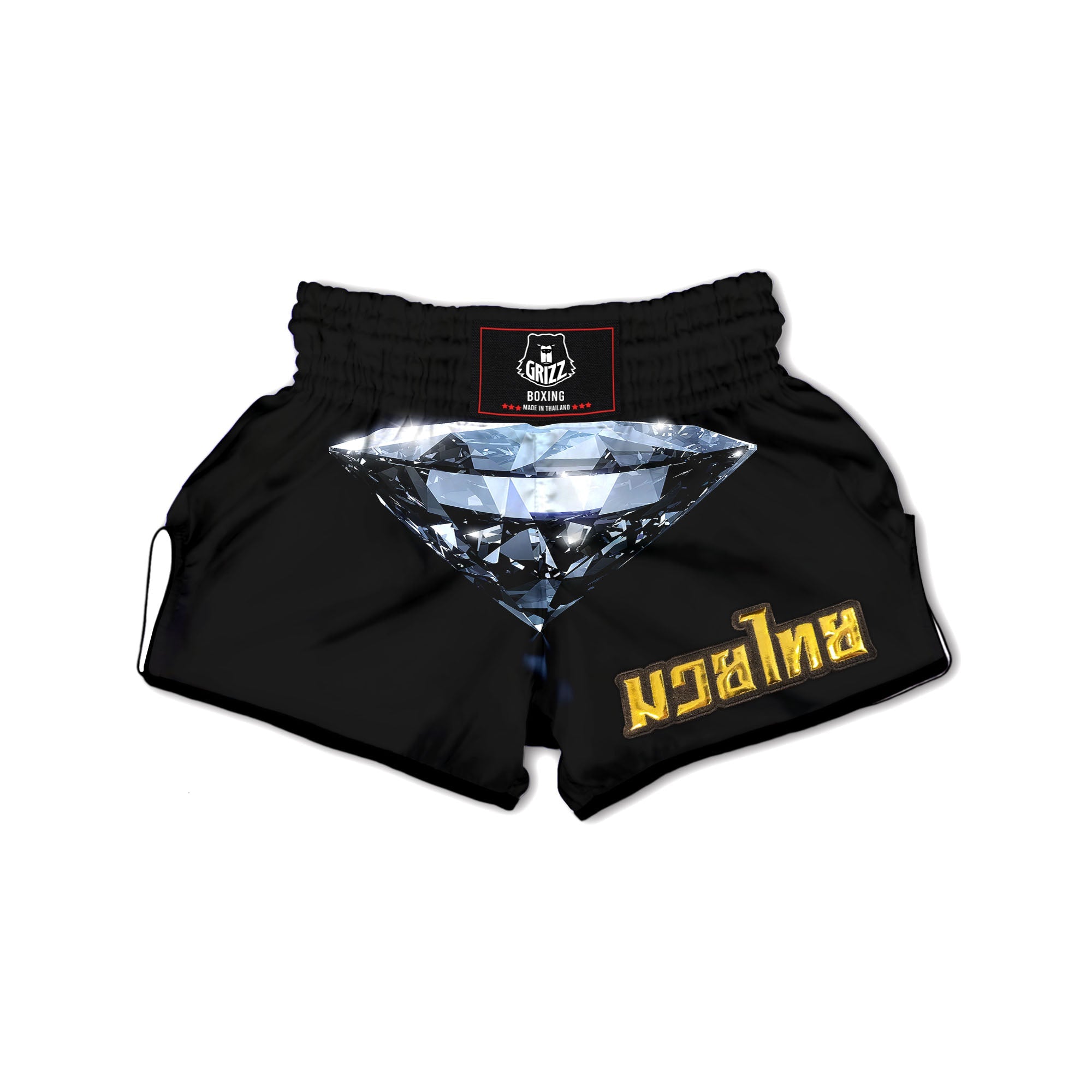 Diamond Print Muay Thai Boxing Shorts-grizzshop