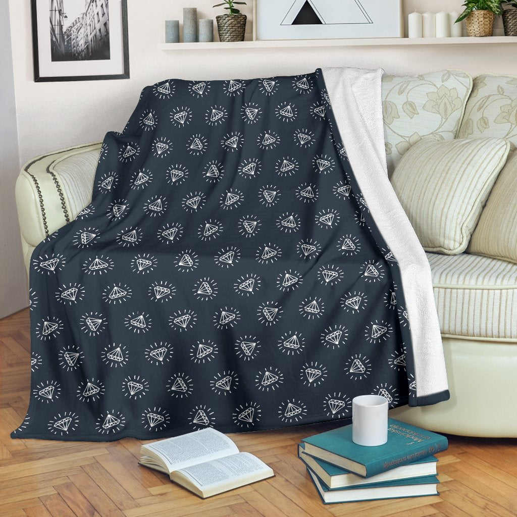 Diamond Print Pattern Blanket-grizzshop