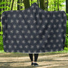 Diamond Print Pattern Hooded Blanket-grizzshop