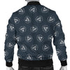 Diamond Print Pattern Men's Bomber Jacket-grizzshop