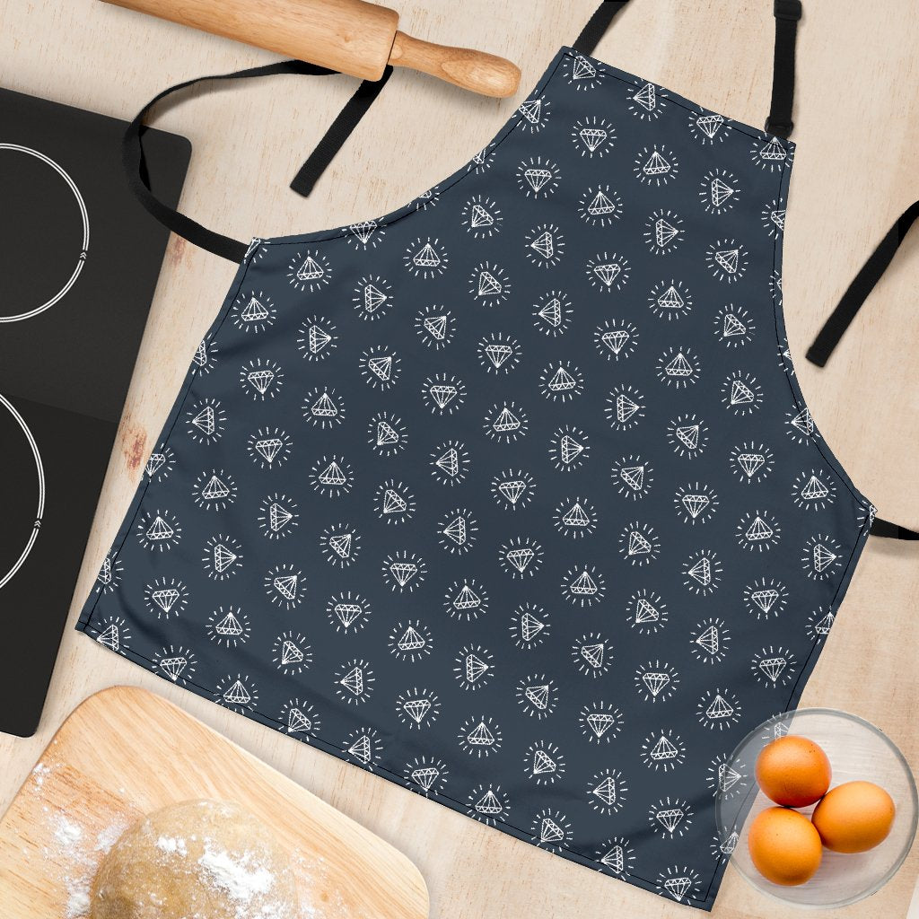 Diamond Print Pattern Women's Apron-grizzshop