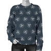 Diamond Print Pattern Women's Sweatshirt-grizzshop