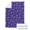 Diamond Purple Print Pattern Blanket-grizzshop