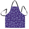 Diamond Purple Print Pattern Men's Apron-grizzshop