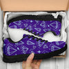 Diamond Purple Print Pattern Sneaker Shoes For Men Women-grizzshop