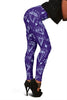 Diamond Purple Print Pattern Women Leggings-grizzshop