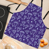 Diamond Purple Print Pattern Women's Apron-grizzshop