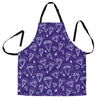 Diamond Purple Print Pattern Women's Apron-grizzshop