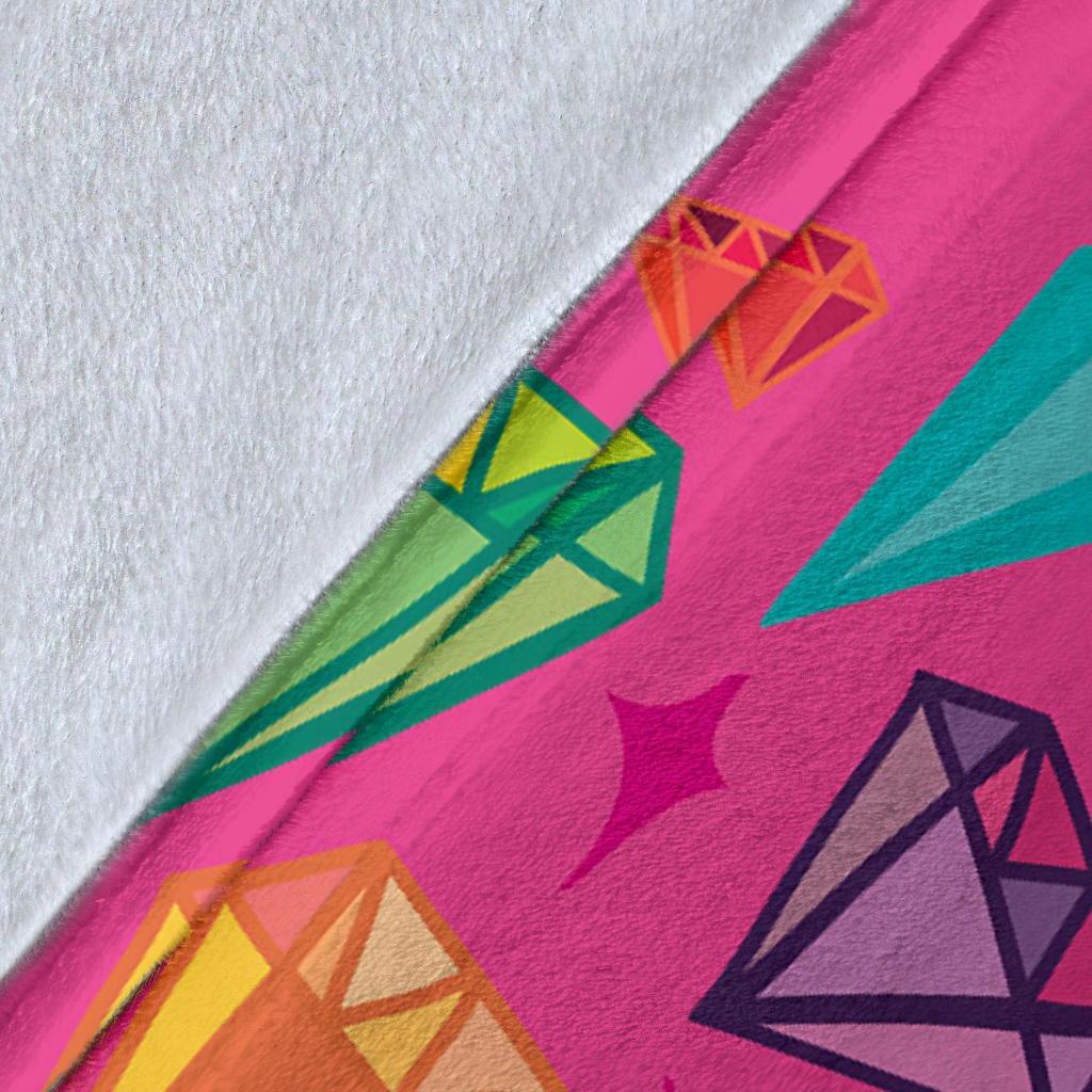 Diamond Colorful Pattern Print Blanket-grizzshop