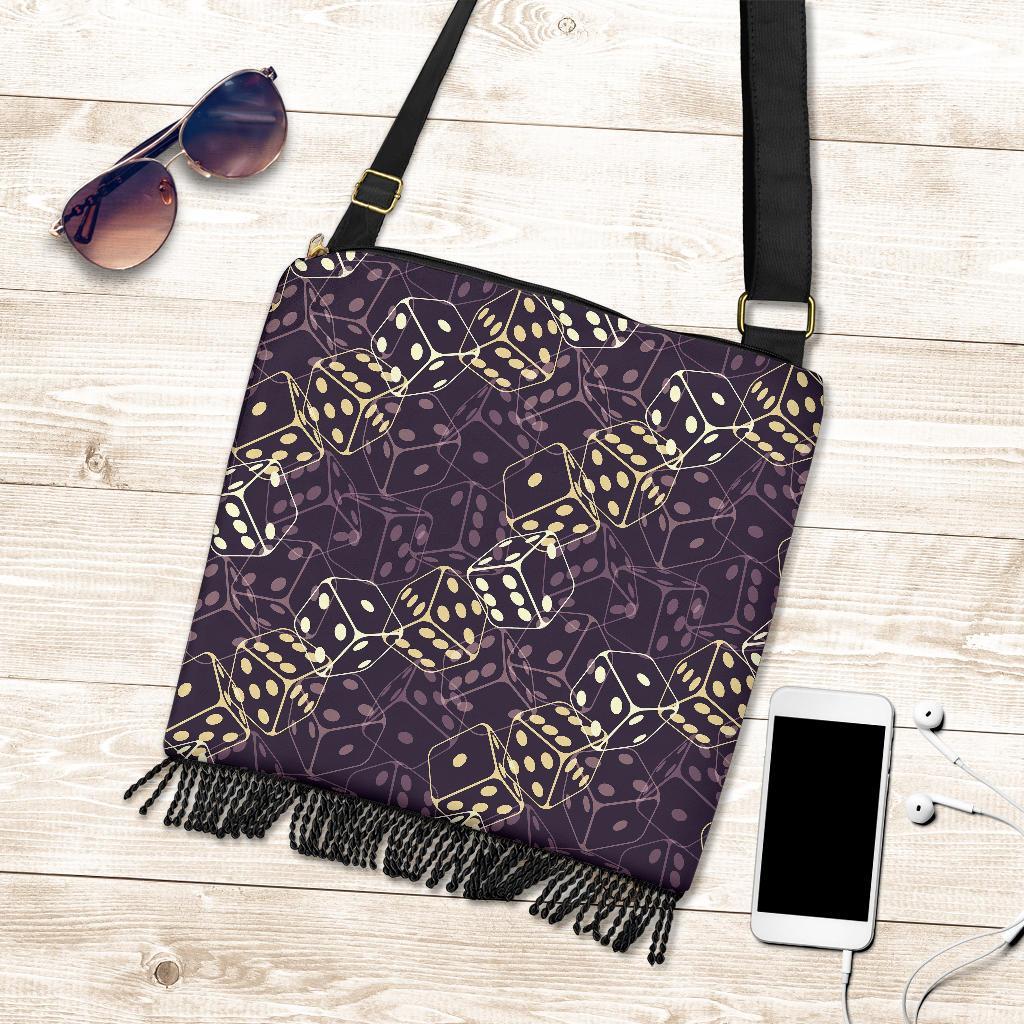 Dice Casino Pattern Print Crossbody bags-grizzshop