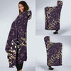 Dice Casino Pattern Print Hooded Blanket-grizzshop