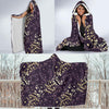 Dice Casino Pattern Print Hooded Blanket-grizzshop