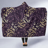 Dice Casino Pattern Print Hooded Blanket-grizzshop