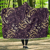 Dice Casino Pattern Print Hooded Blanket-grizzshop