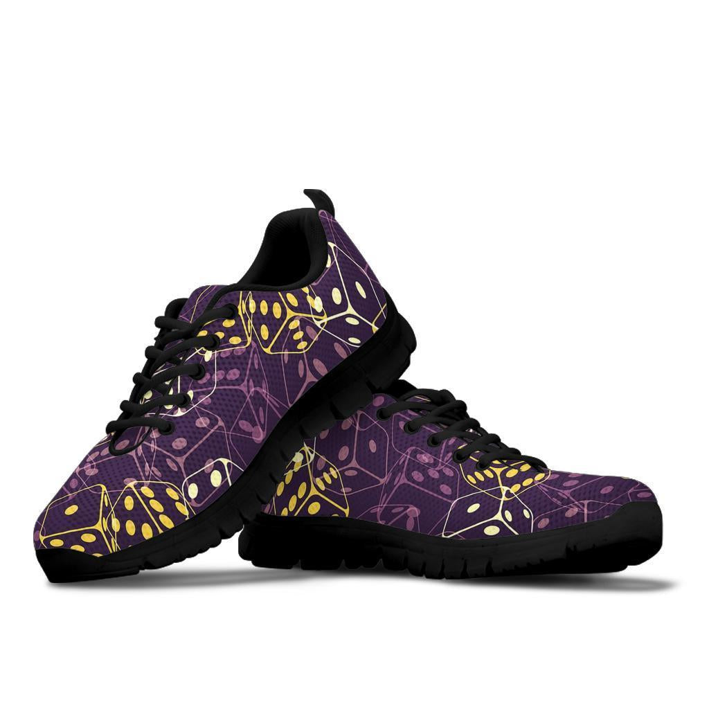 Dice Casino Pattern Print Sneaker Shoes For Men Women-grizzshop