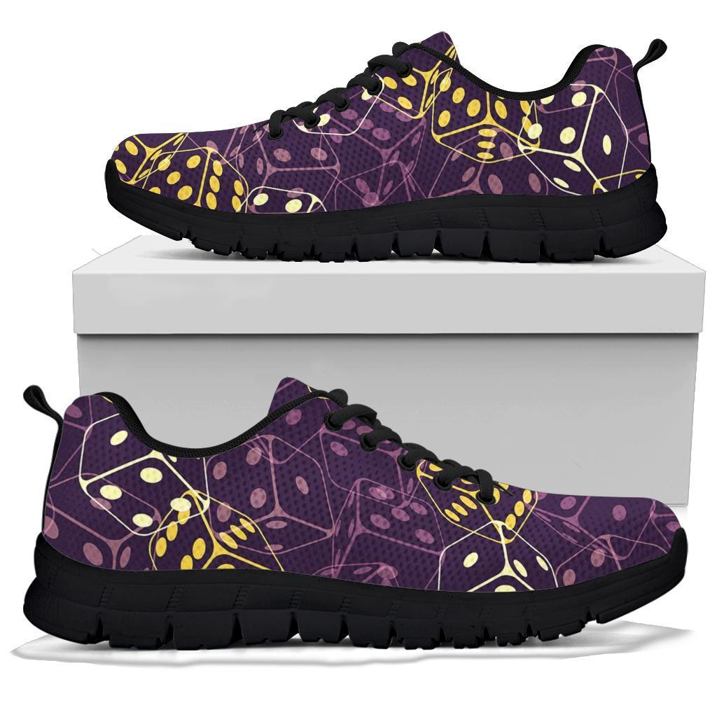 Dice Casino Pattern Print Sneaker Shoes For Men Women-grizzshop