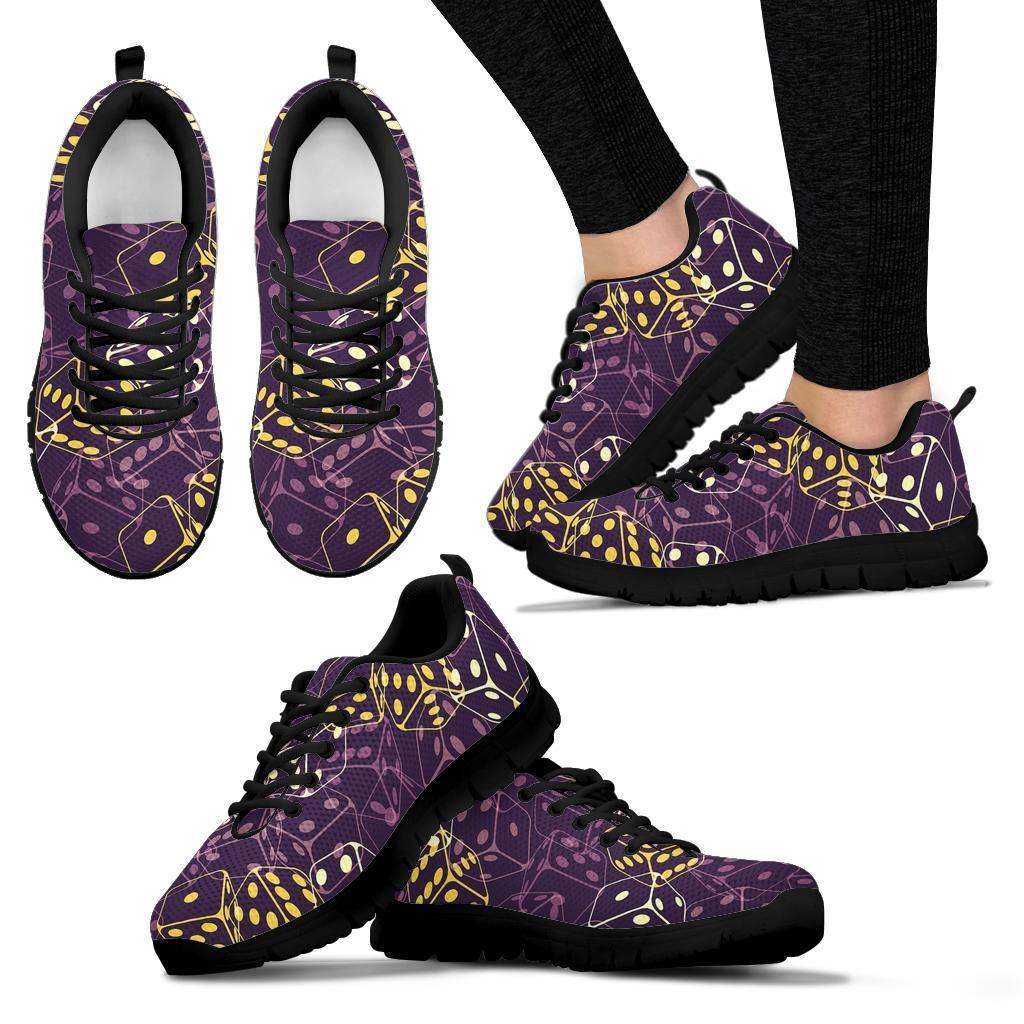 Dice Casino Pattern Print Sneaker Shoes For Men Women-grizzshop