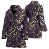 Dice Casino Pattern Print Women Long Robe-grizzshop