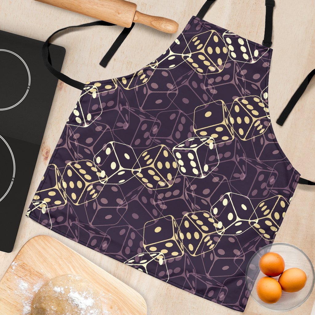 Dice Casino Pattern Print Women's Apron-grizzshop