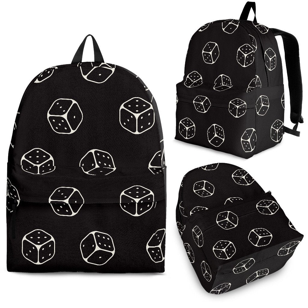 Dice Casino Print Pattern Backpack-grizzshop