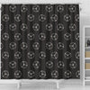 Dice Casino Print Pattern Bathroom Shower Curtain-grizzshop